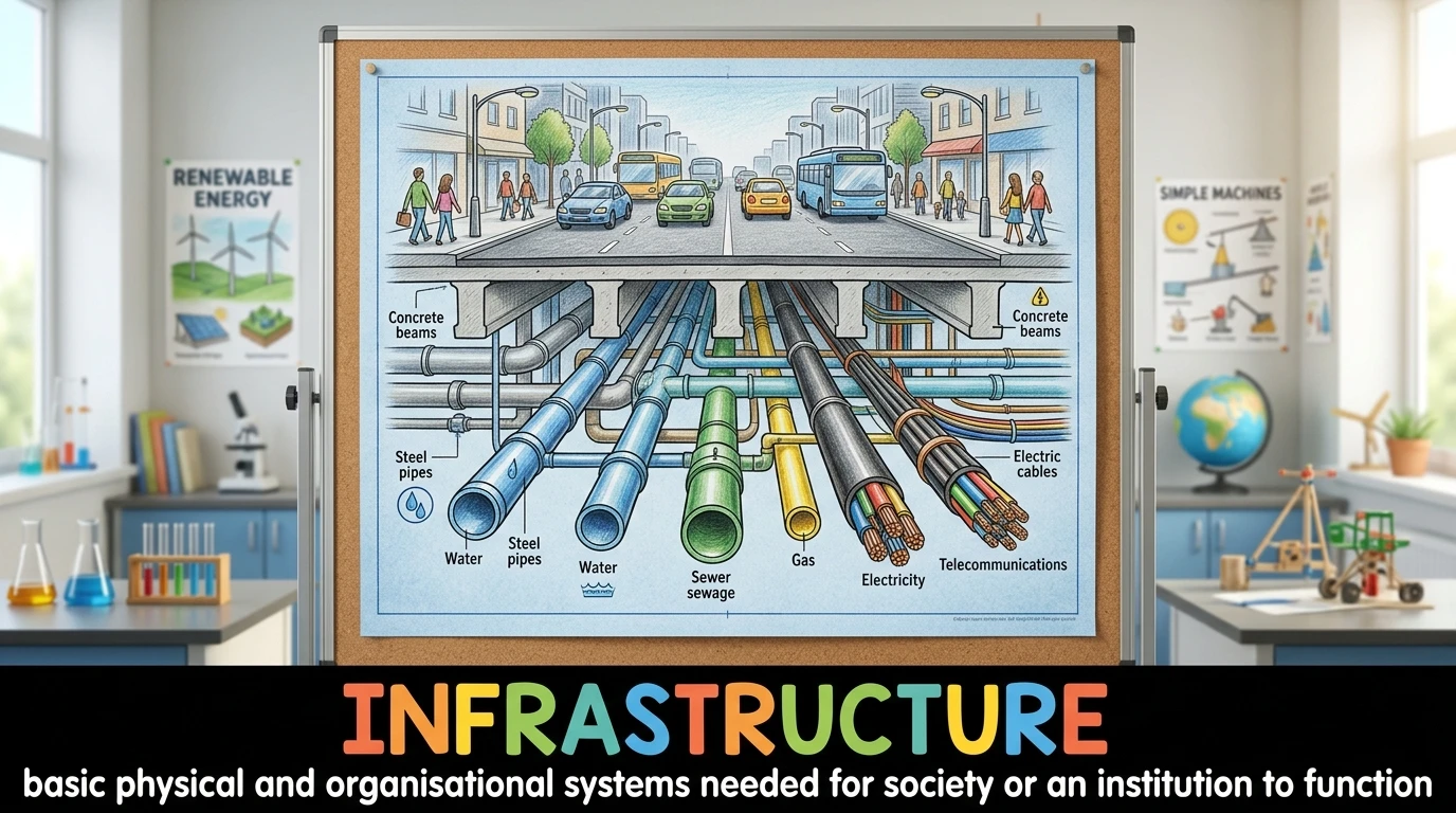English Illustration for infrastructure